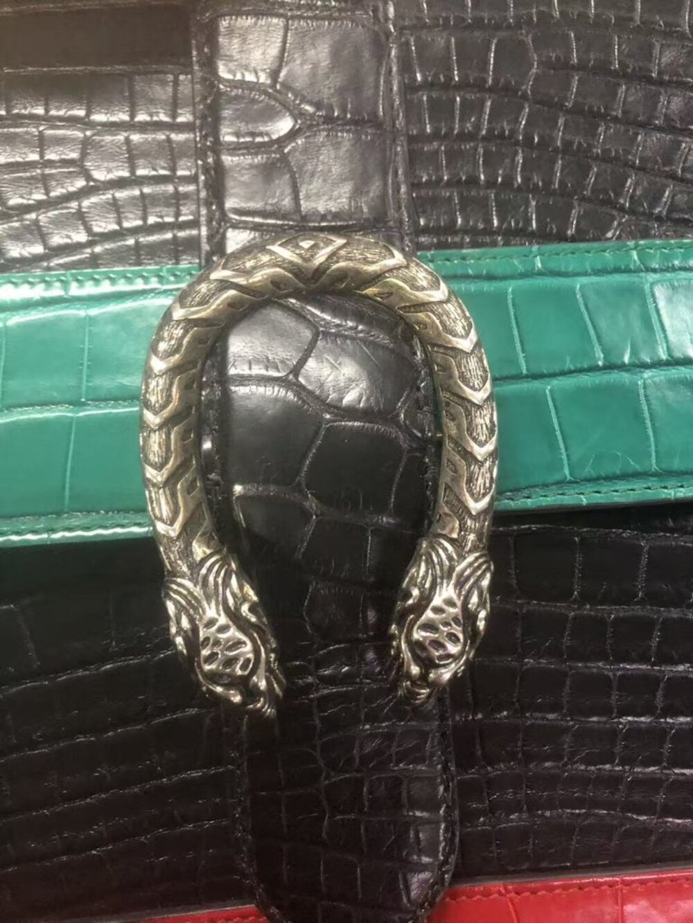 Gucci Alligator Large Dionysus Bamboo Top Handle - Picture 4 of 16